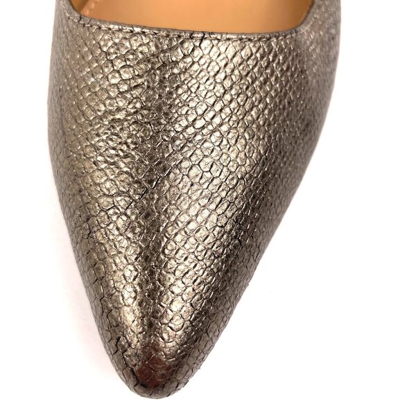 Calvin Klein Gabrianna Women’s Heels Metallic Bronze Leather Pumps Size 8.5 - Picture 8 of 13